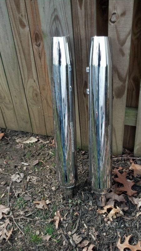 Harley davidson road king stock mufflers