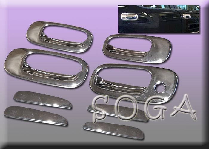 05 06 07-10 dodge charger chrome door handle cover kit