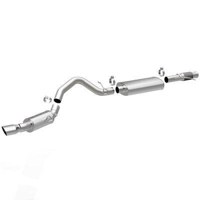 Magnaflow 15112 exhaust muffler-stainless steel cat-back system; mandrel-bent