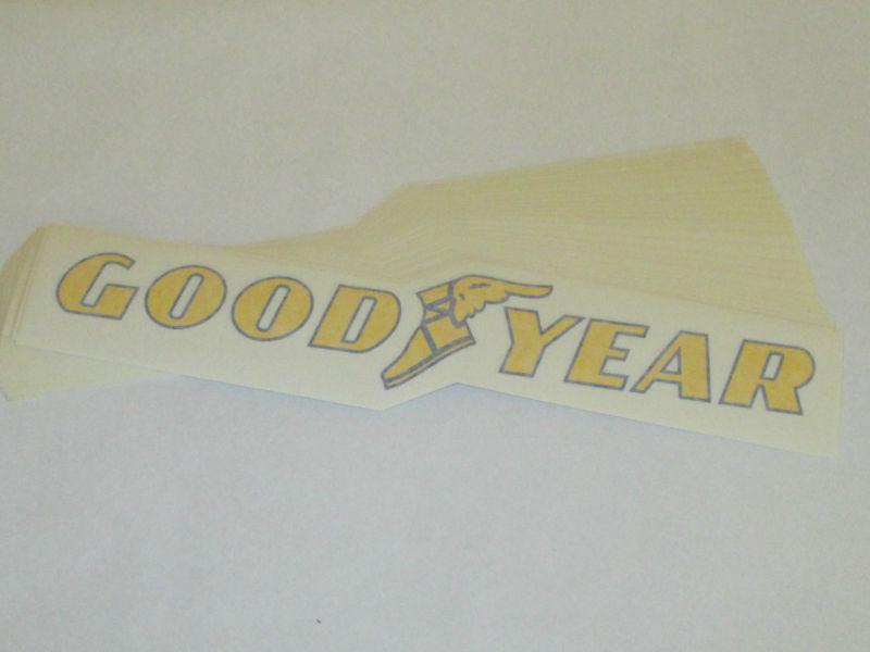 25 nacar race racing car good year decals front stick! 