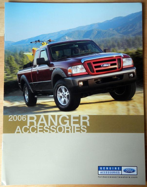 2006 ford ranger accessories catalog brochure