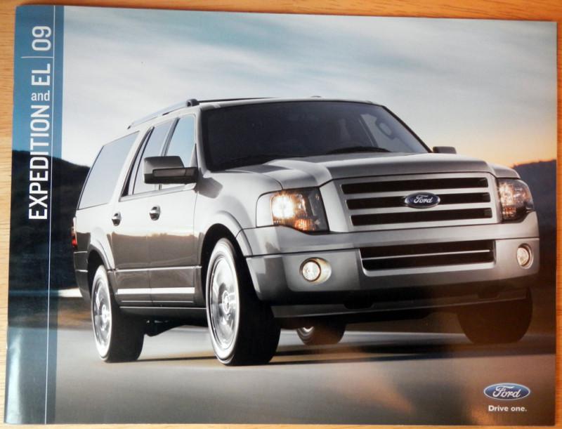 New 2009 ford expedition and el literature brochure