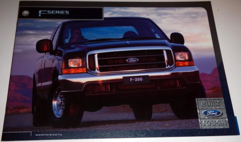 Ford f-series brochure - new zealand