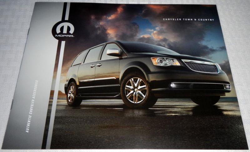 Brand new 2013 chrysler town & country accessories brochure