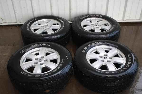 08 mercury mariner 16" wheel & tires rims set oem lkq