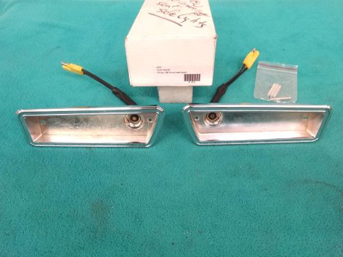 1970 coronet super bee r/t, superbird, front side marker bezels, 1-pr, new repro