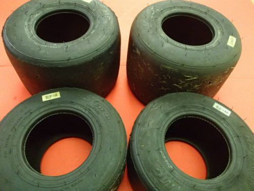 Race go kart cadet mg hz tire set rear 11x7.10-5 front 10x4.60-5 rotax briggs