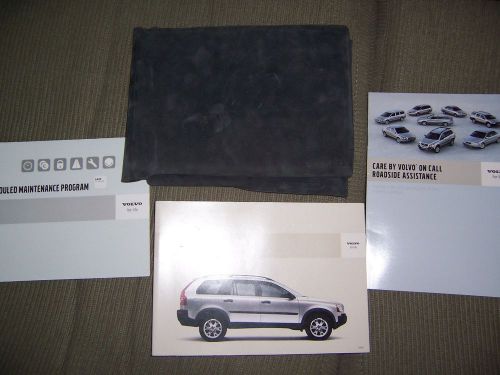 2005 volvo xc 90 owners manual and case