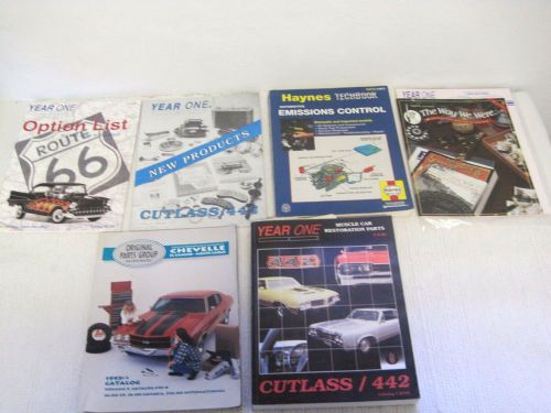 Lot of 6 automotive parts/memorabilia/emission control catalogs-fast shipping!!