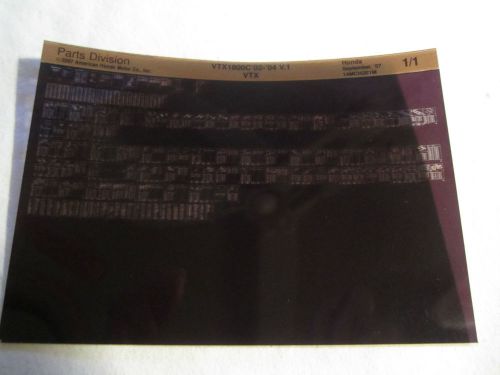 2002 2004 honda motorcycle vtx1800c v.1 vtx microfiche parts catalog vtx 1800c