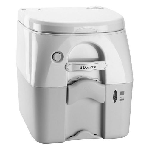 Dometic - sealand 975msd portable toilet 5.0 gallon grey w/brackets # 301197506