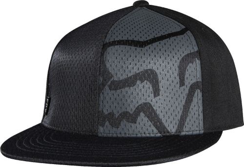 Fox racing mens black navigate 210 fitted hat