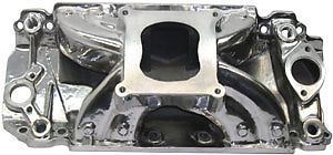 53030 bb chevy hurricane race intake manifold single plane square port polished