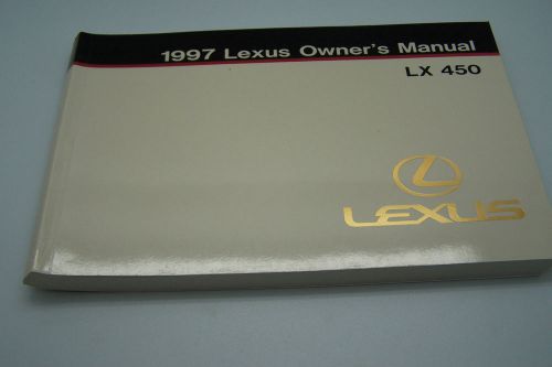 1997 lexus lx 450 owners manual parts service new original