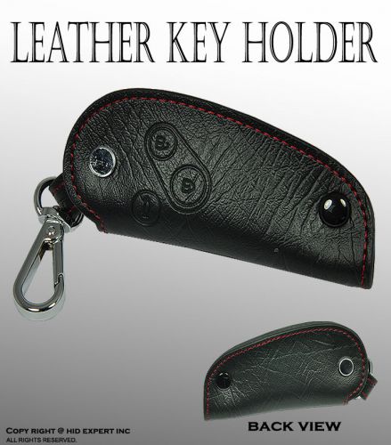 Icbeamer one black style genuine leather cover key holder fob case hot nm742