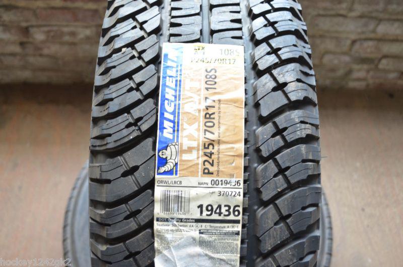 1 new p 245 70 17 michelin ltx a/t2 tire