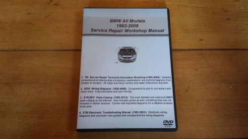 Bmw tis + wds + etk / epc - oem service shop repair manual set - combo pack