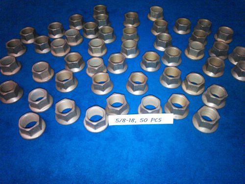 50pcs 5/8-18 jet nut. ms21042-10 reduced hex nut. racing, aircraft, aerospace