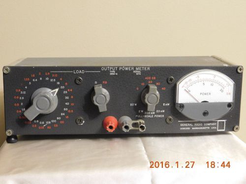 General radio-genrad gr 1840-a audio output power  meter serial 1272