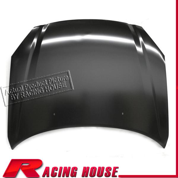 Front primered aluminum panel hood 2002-2004 nissan altima black unpainted part