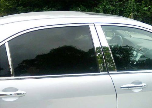 Jaguar s-type 2000 01 02 03 04 05 06 07 08 chrome door pillars mirror post trim