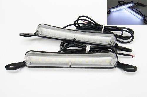 2x bolt on 12 led white number license plate light lamp drl car pickup truck suv