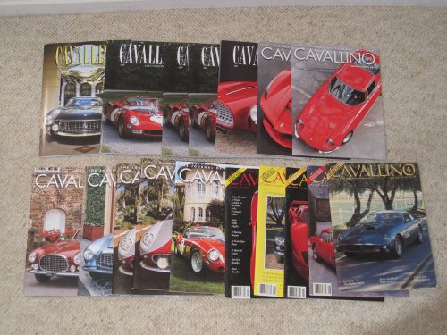 Ferrari cavallino #&#039;s 39 52 56 57 58 190 196(2) 197 198 199 200 201 202(3) 203