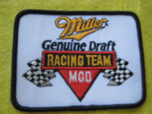 Nascar miller racing team patch 4 &#034; x 3&#034;