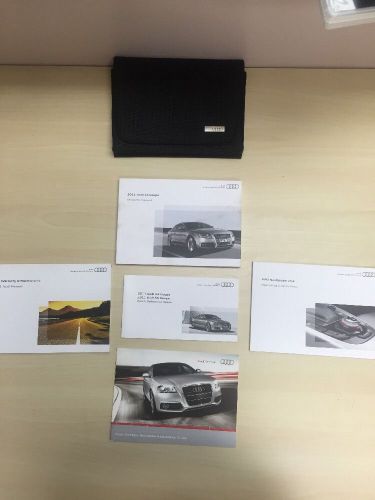 Audi s5 coupe 2011 owner manual books with case and navigation