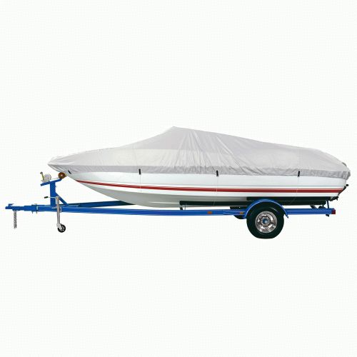 New dallas manufacturing co. bc1301b polyester boat cover b - 14-16 v-hull,