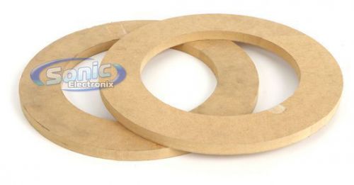 The install bay sr8 pair of 8&#034; x 3/4&#034; mdf car stereo speaker rings