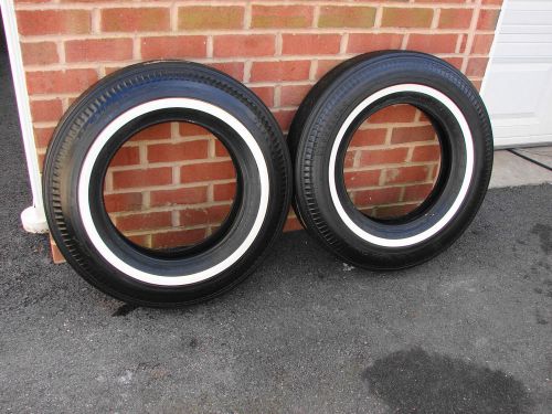 7.75-15 nos firestone nylon safety champion tires gasser corvette street rod