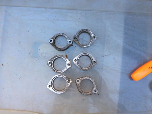 88-07 kawasaki ninja 250r ex 250 ex250 header clamps front exhaust pipe clamp