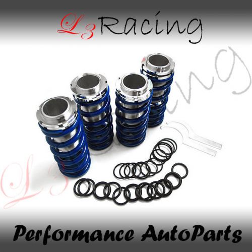 For 98-02 honda accord coilover lowering coil springs kit blue