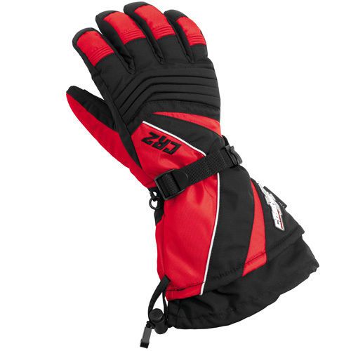 Castle x racewear cr2 mens snowmobile gloves red