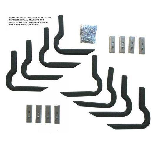 Rampage nerf bar mounting kit new chevy full size truck gmc sierra 14520