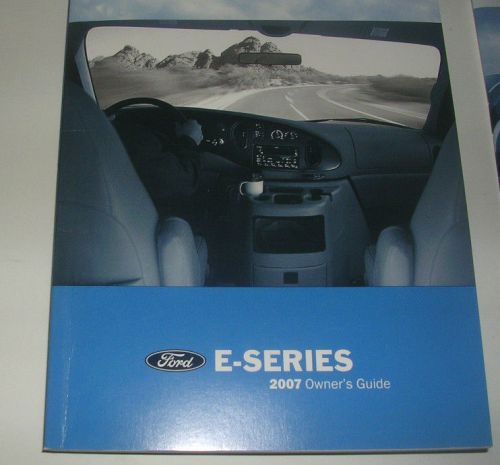 2007 ford e series van owners guide