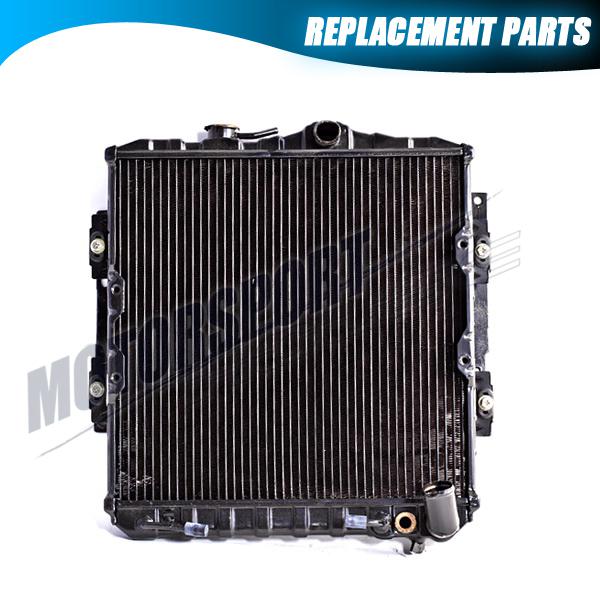 85-87 mitsubishi mirage hb 88 dodge colt dl sedan 1.6l l4 turbo cooling radiator