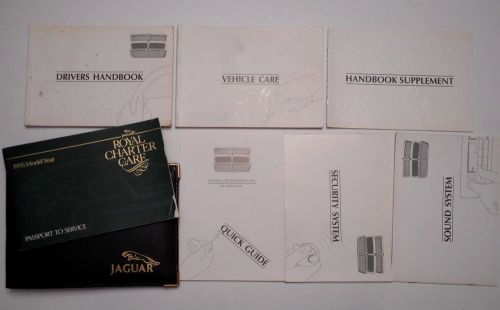 1995 jaguar xj xj6 xj6l vanden plas owner user manual guide book 95 operators oe