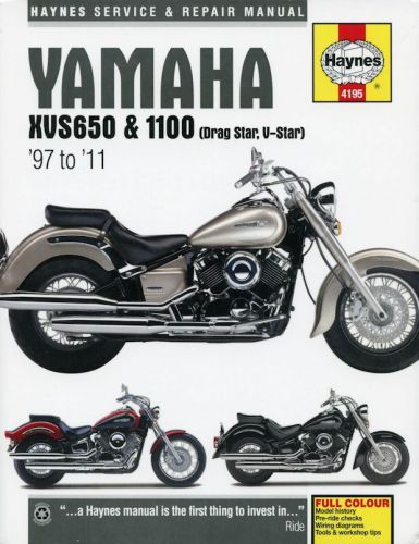 Yamaha xvs650, xvs1100, drag star, v-star repair manual 1997-2011