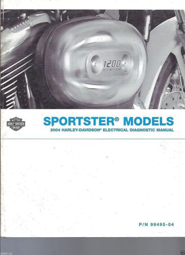 Harley davidson 2004 xl sportster models electrical diagnostics manual #99495-04