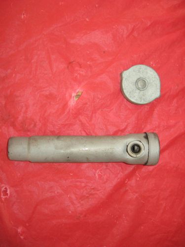 1966-1968 chevy v8 filler tube with cap pcv port 7 3/4&#034; 283, 327, 350 clean oem