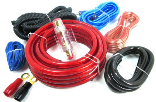 4 gauge amplifier amp install kit amplifier installation wiring kit 2800w