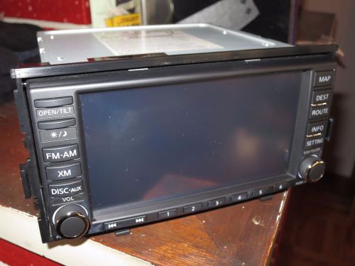 2007-12 oem nissan altima navigation cd am radio stereo head unit 25915 zx06a