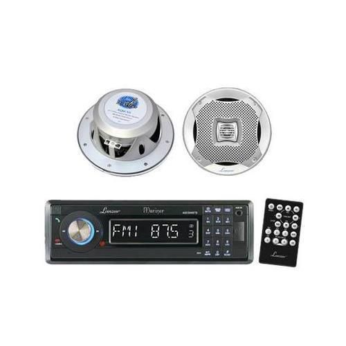 Marine boat detachable face cd/mp3/usb/sd am/fm stereo w/bluetooth +2 400w spkrs