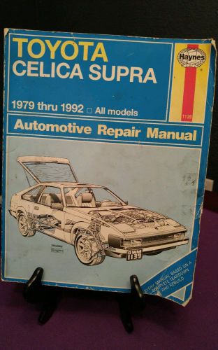 1979-1992 toyota celica supra haynes repair manual: 92025 (1139)