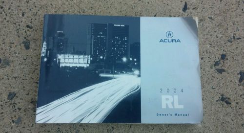 2005 acura rl owners manual