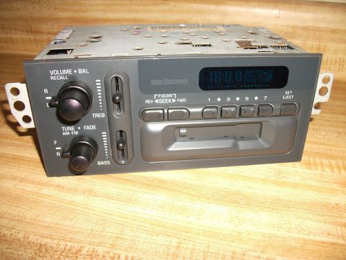 96 97 98 99 00 01 02 gmc chevrolet radio am mono fm stereo cassette 16195161