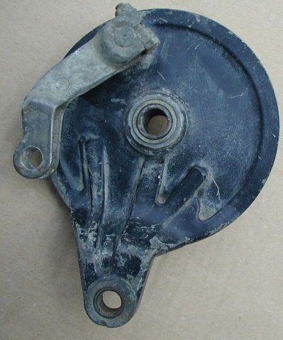 1980 1981 yz125 yz125g yz125h rear brake plate