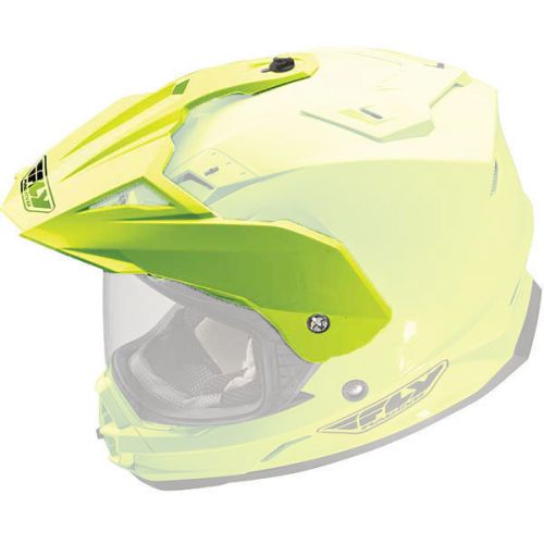 Fly racing trekker 2015 dual sport replacement visor hi-vis yellow